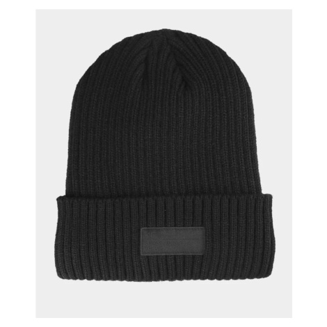 Men's insulated winter hat 4F black