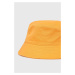 Bavlnený klobúk Kangol oranžová farba, bavlnený