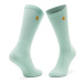 Carhartt WIP Vysoké pánske ponožky Chase I029421 Zelená
