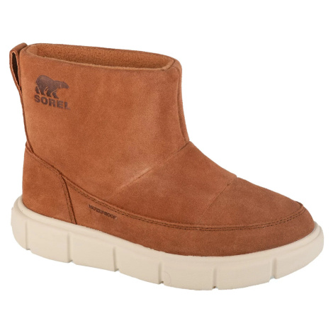 Hnedé dámske snehule Sorel Explorer III Slip-on WP 2077971242