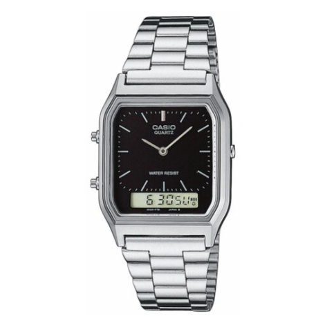 Casio Hodinky AQ-230A-1DMQYES Strieborná