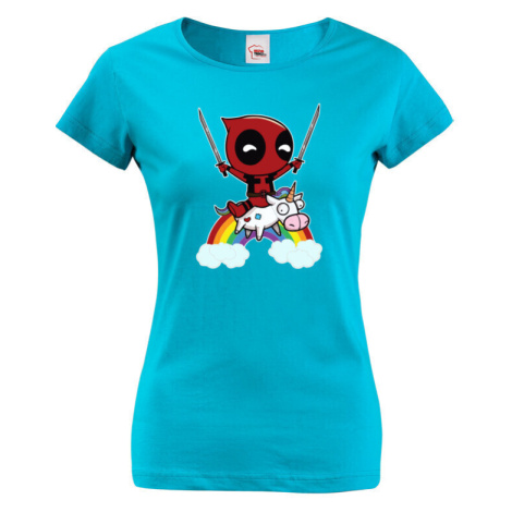 Dámské tričko s potlačou Deadpool pre fanúšikov Marveloviek