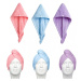 KONO 3 ks turban - uterák na vysušenie vlasov z mikrovlákna - 3 farby