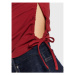 Calvin Klein Jeans Top J20J221062 Bordová Regular Fit