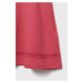 Dievčenské šaty Tommy Hilfiger ružová farba, midi, áčkový strih