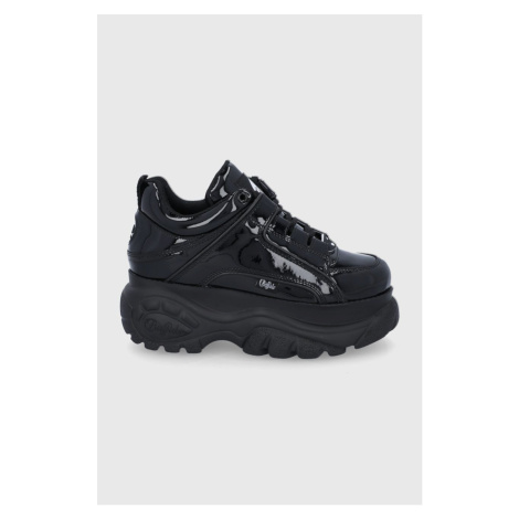 Kožená obuv Buffalo 1339-14 2.0 čierna farba, na platforme 1533234