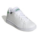 Juniorská rekreačná obuv ADIDAS Advantage Court Jr cloud white green core black