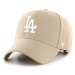 Bavlnená šiltovka 47 brand Mlb Los Angeles Dodgers béžová farba, s nášivkou,  B-MVPSP12WBP-KHB