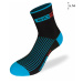 BIOTEX Cyklistické ponožky klasické - TERMO - čierna/modrá