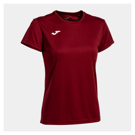 Women's T-Shirt Joma Combi Woman Shirt S/S Burgundy