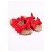 Yoclub Dámske sandále Slide OKL-0079K-3200 Červená farba