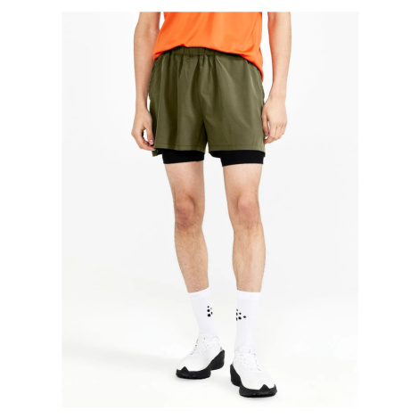 Men's Craft ADV Essence 2in1 Green Shorts