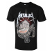 Tričko metal ROCK OFF Metallica 40th Anniversary Garage Čierna