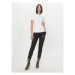 Versace Jeans Couture Tričko 75HAHT06 Biela Slim Fit