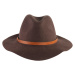 Dámsky poľovnícky plstený klobúk 500 vlnený gaštanovohnedý