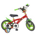Toimsu Bicykel detský Bing zelenočervený 12