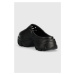 Šľapky adidas by Stella McCartney dámske, čierna farba, na platforme, GW2050
