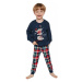Cornette Kids Boy 593/154 Snowman 2 86-128 Chlapecké pyžamo