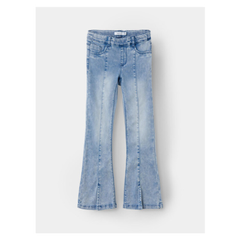 NAME IT Džínsy Polly 13224971 Modrá Bootcut Fit