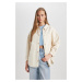 DEFACTO White Jean Shirt Jacket