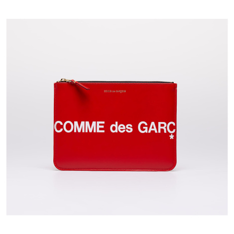 Peňaženka Comme des Garçons Huge Logo Wallet Red Universal