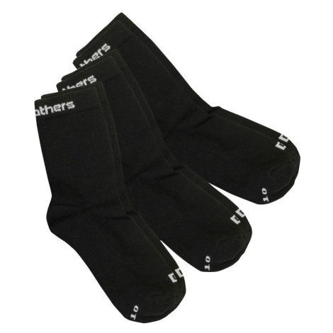 3PACK Horsefeathers socks black