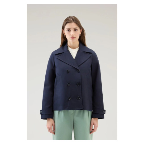 Bunda Woolrich Havice Peacoat Melton Blue