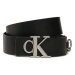 Calvin Klein Jeans Dámsky opasok Mono Hardware Leather Belt 30mm K60K610363 Čierna