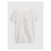 Biele dievčenské tričko s motívom jednorožca GAP