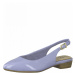 Tamaris 1-29402-26 833 Dámske sandále na podpätku modré