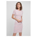 Women's Stretch Stripe Dress Pink/Ocean Blue