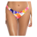 Viacfarebné kvetované plavkové nohavičky brazílskeho strihu Cheeky Brazilian Cut Bikini Summer F