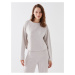 LC Waikiki Women's Crew Neck Straight Long Sleeve Oversized Sweatshirt.