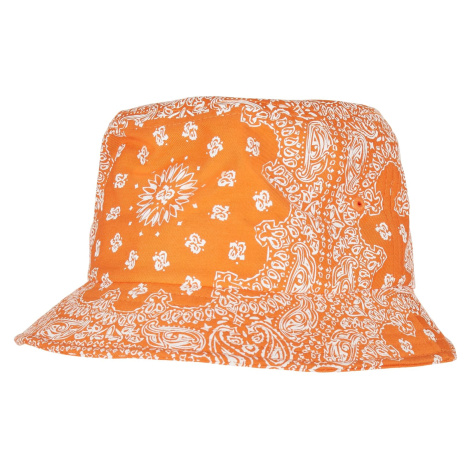 Bandana Print Bucket Hat Orange