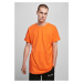 Tangerine T-shirt with a long shape