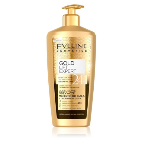 Eveline Cosmetics Gold Lift Expert vyživujúci telový krém so zlatom