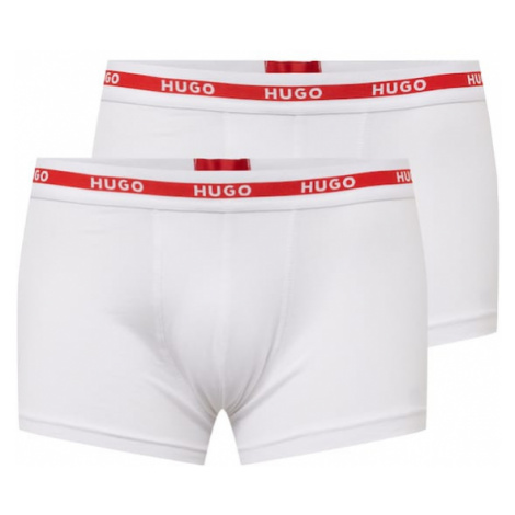 HUGO Boxerky  červená / biela Hugo Boss