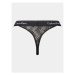 Calvin Klein Underwear Stringové nohavičky 000QF7714E Čierna