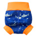 Dojčenské plavky splash about new happy nappy shark orange