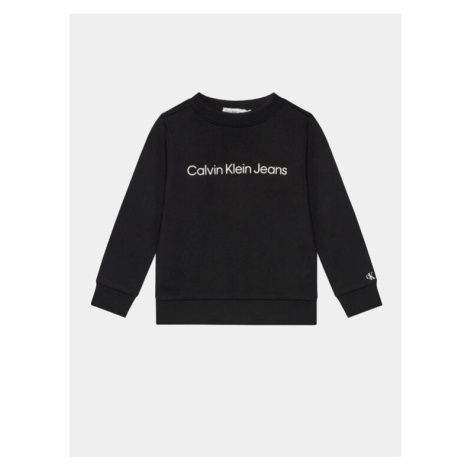 Calvin Klein Jeans Mikina IU0IU00581 M Čierna Regular Fit