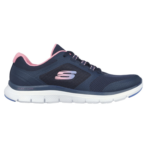 Dámska obuv Flex Appeal 4.0 Bright Nights na športovú chôdzu tmavomodrá Skechers