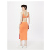 Calvin Klein Jeans Šaty  oranžová / biela