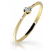 Cutie Diamonds Jemný prsteň zo žltého zlata s briliantom DZ6729-2931-00-X-1 60 mm
