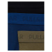 Pull&Bear Boxerky  modrá / olivová / čierna