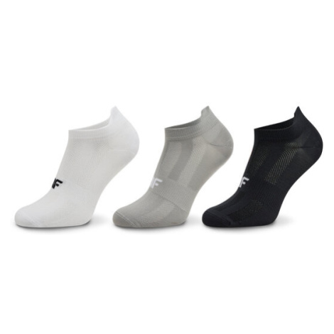 4F Súprava 3 párov nízkych členkových ponožiek 4FWMM00UFSOM137 Farebná