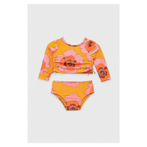 Dvojdielne plavky pre bábätká GAP oranžová farba