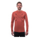 SENSOR MERINO ACTIVE SNSR pánske tričko dl.rukáv terracotta