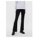 Black Flared Fit Pants Pieces Toppy - Women's