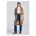 SVETER GANT D1. ARGYLE LONG CARDIGAN ROASTED WALNUT