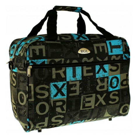 Farebná cestovná taška cez rameno "Alphabet" - veľ.